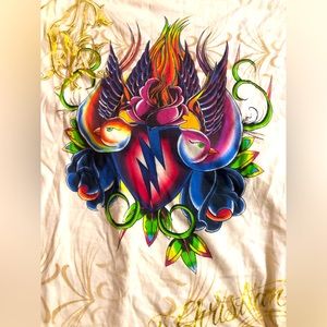 Christian Audigier long sleeved tee